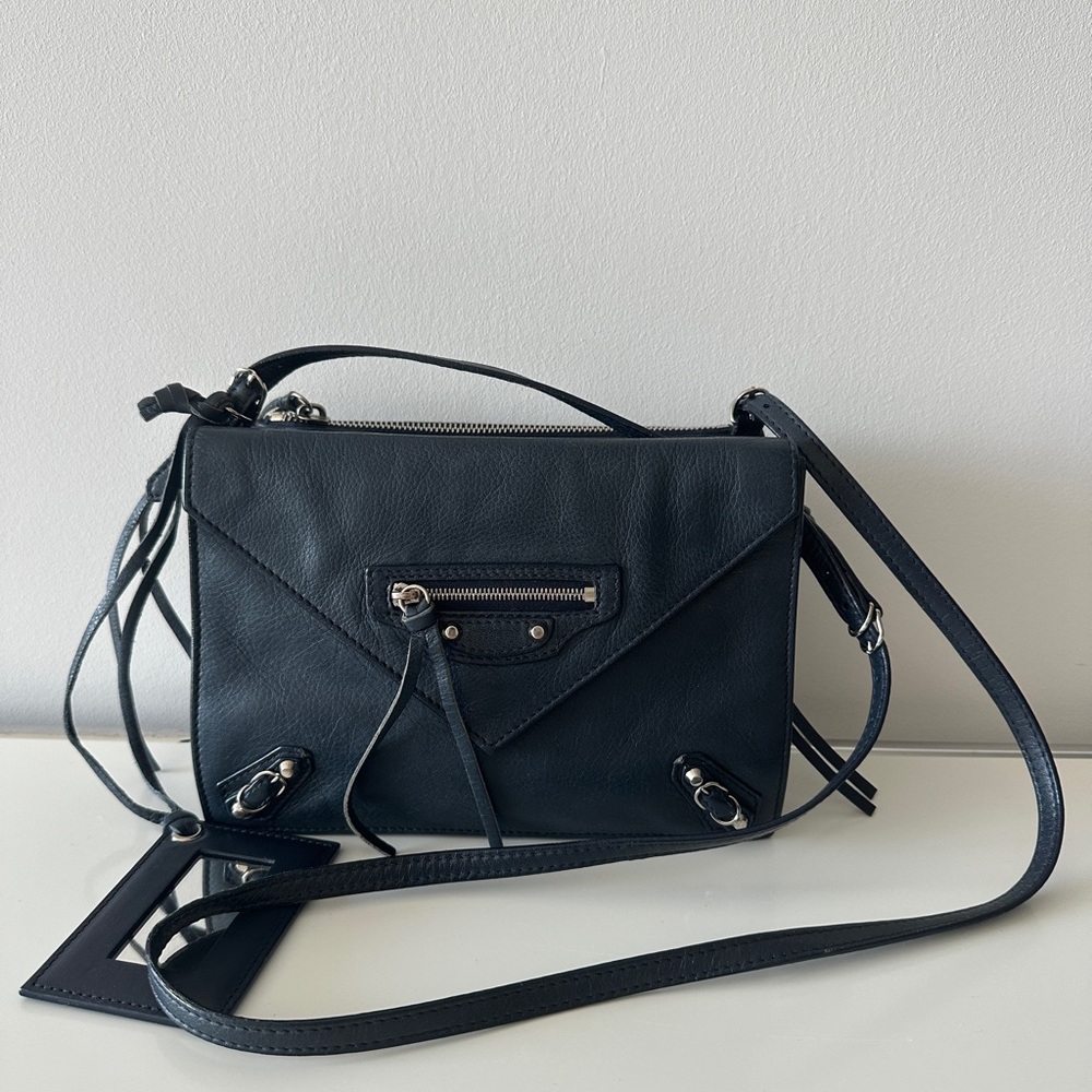 Balenciaga Papier Crossbody Bag - Navy - Excellent condition